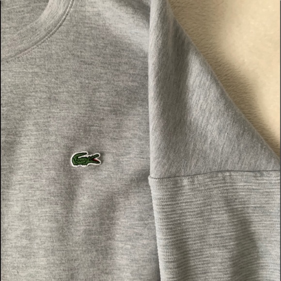 LACOSTE grey crew neck - Picture 2 of 7